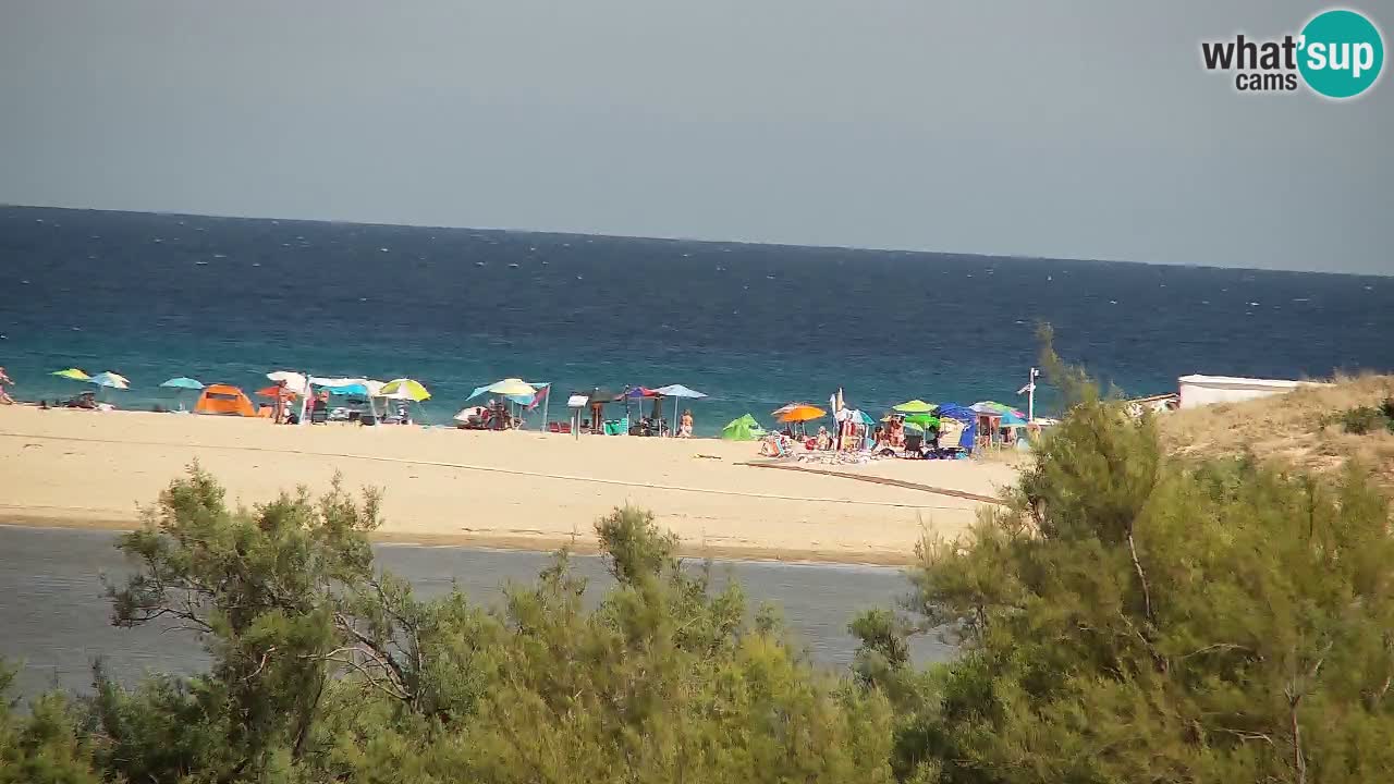 Webcam Chia – Vista en directo de la playa Su Giudeu