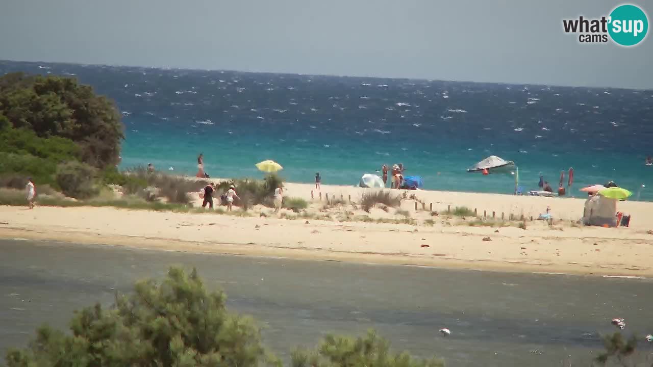 Webcam Chia – Spiaggia Su Giudeu in diretta