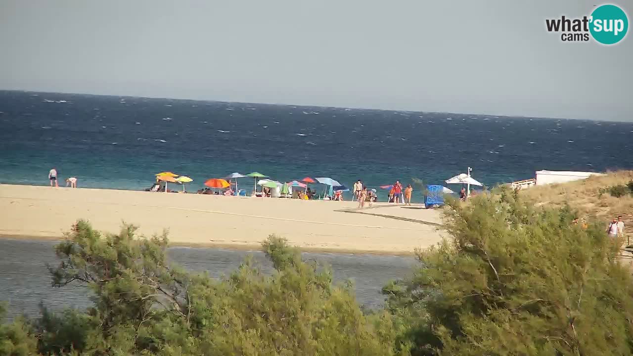 Spletna kamera Chia – Pogled v živo na plažo Su Giudeu