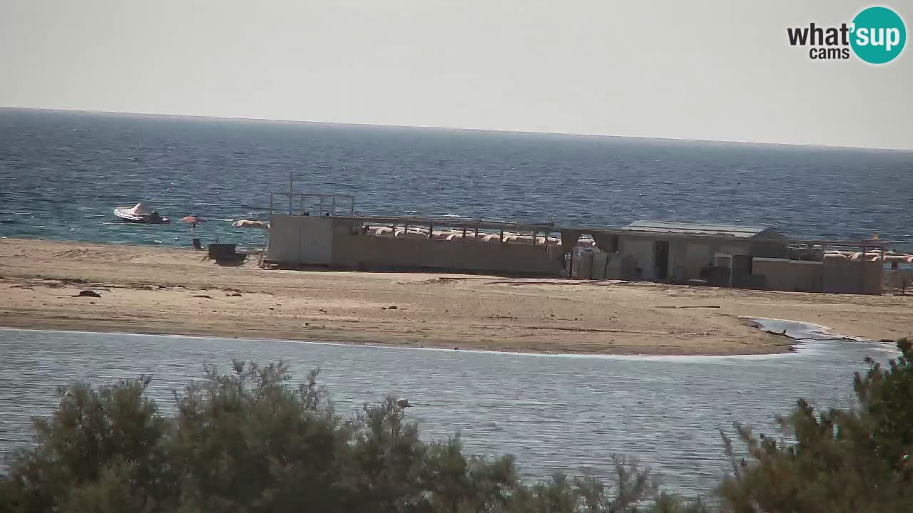 Spletna kamera Chia – Pogled v živo na plažo Su Giudeu