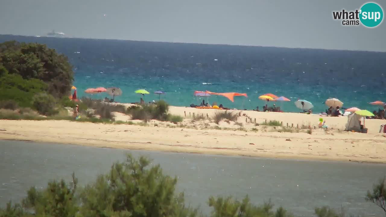 Webcam Chia – Spiaggia Su Giudeu in diretta