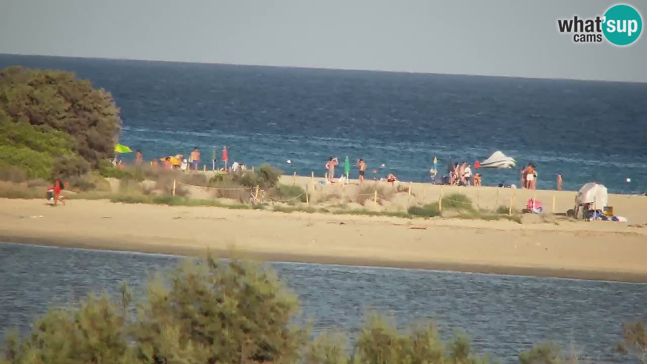 Webcam Chia – Liveblick auf den Strand Su Giudeu