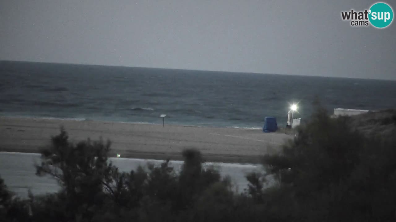 Webcam Chia – Vista en directo de la playa Su Giudeu