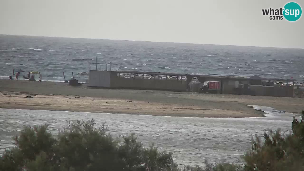 Webcam Chia – Vue en direct de la plage Su Giudeu