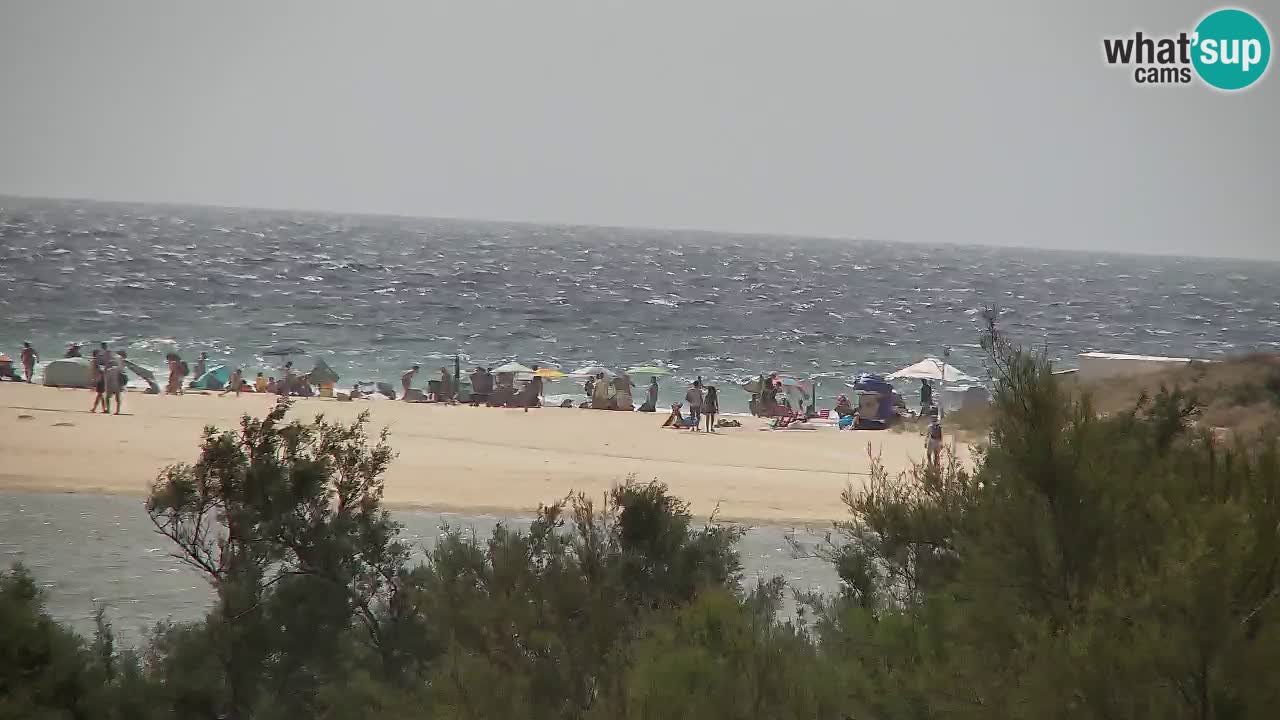 Webcam Chia – Vista en directo de la playa Su Giudeu