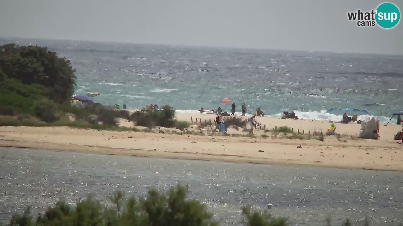 Webcam Chia – Vista en directo de la playa Su Giudeu