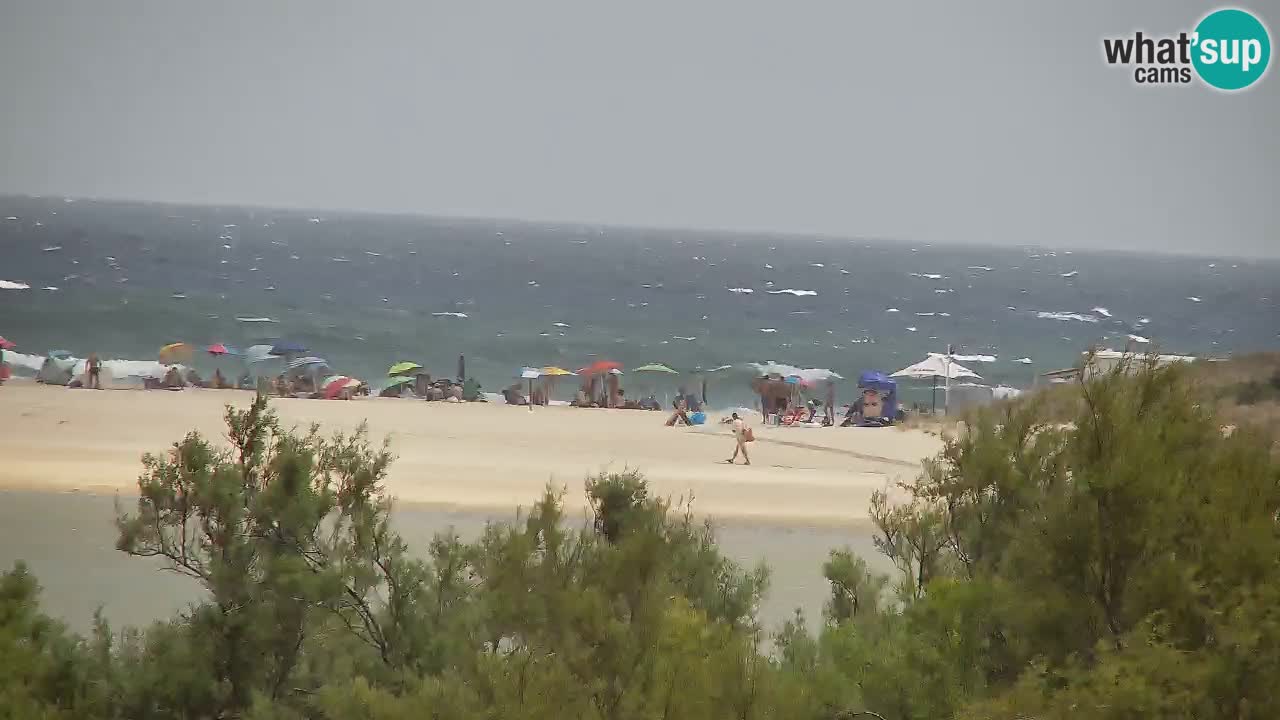 Webcam Chia – Vista en directo de la playa Su Giudeu