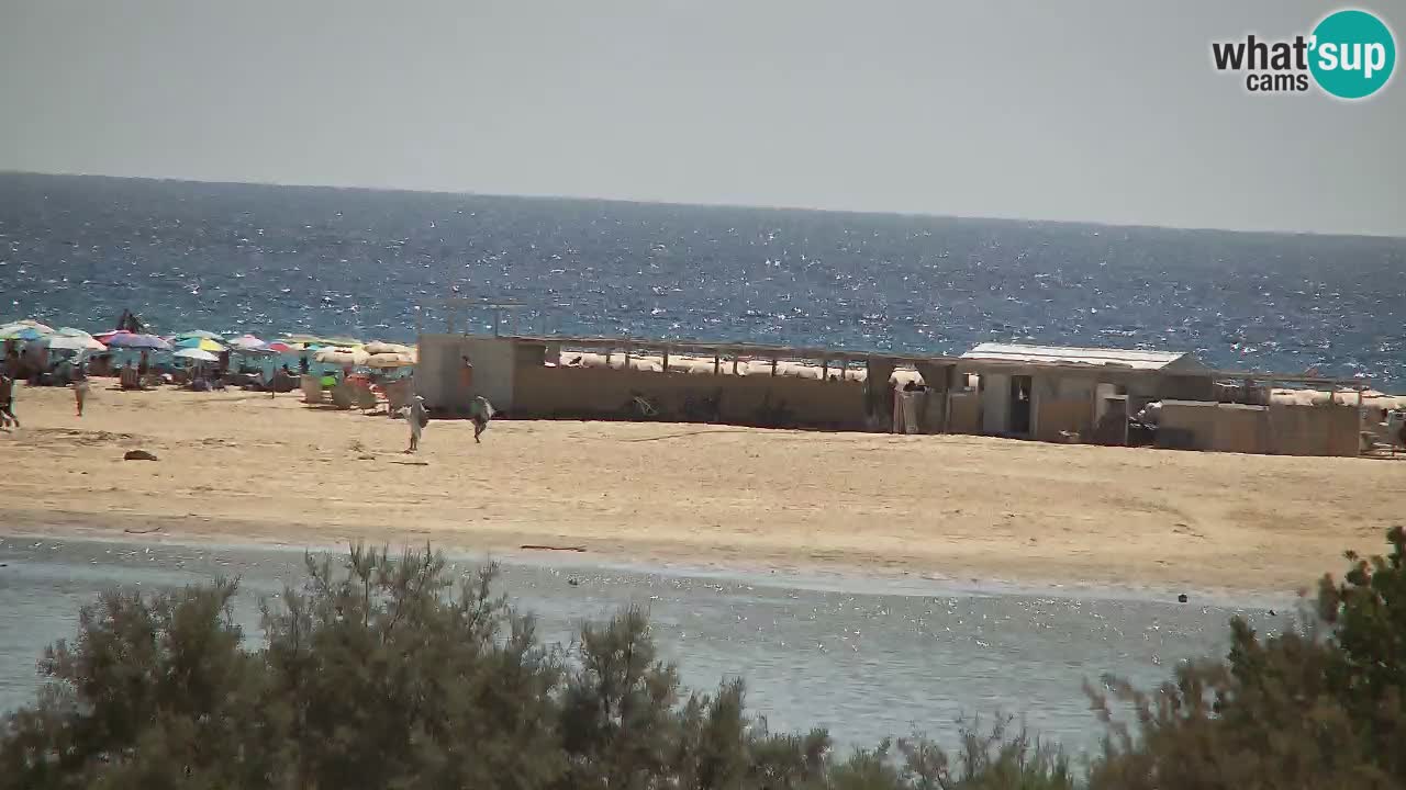 Webcam Chia – Vista en directo de la playa Su Giudeu