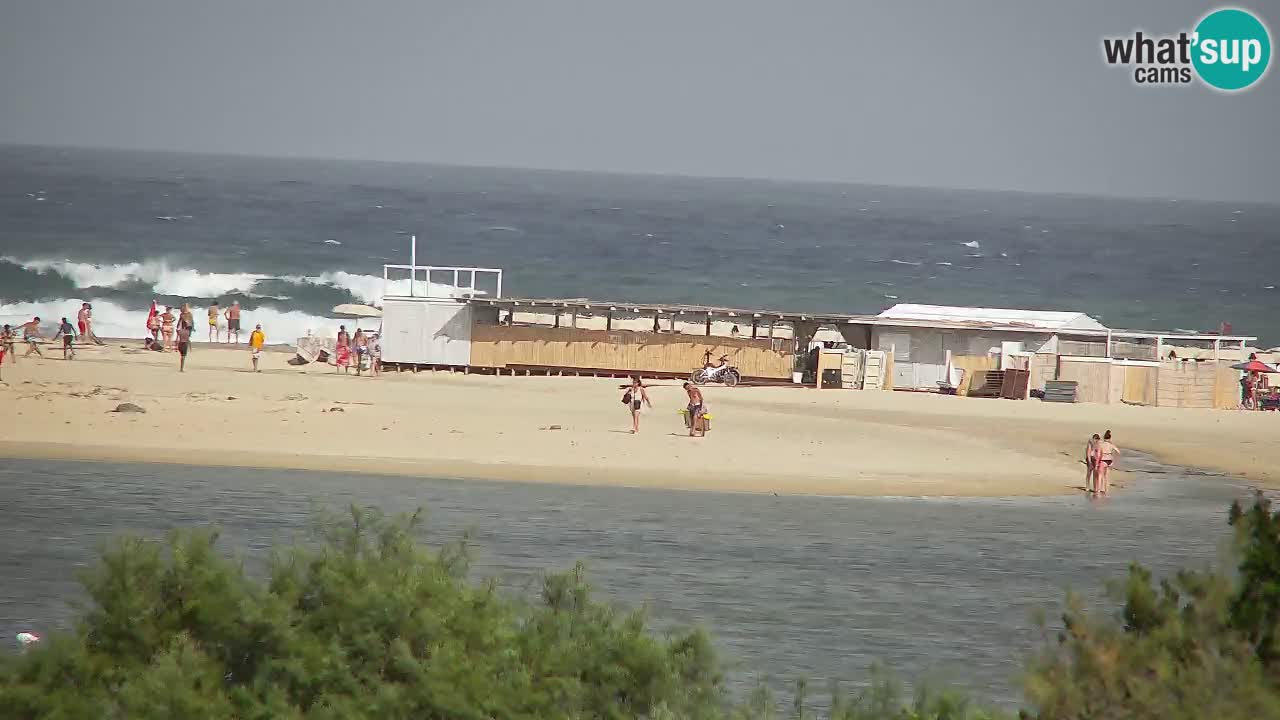 Webcam Chia – Vista en directo de la playa Su Giudeu
