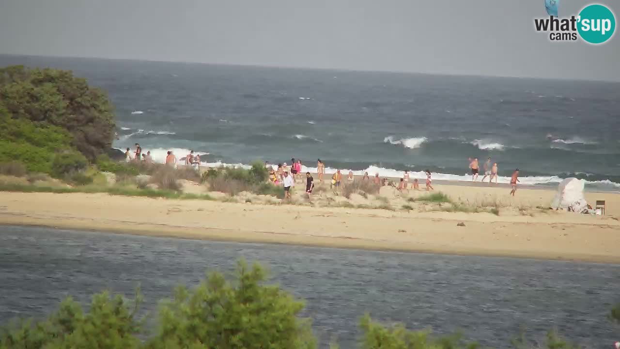 Webcam Chia – Vista en directo de la playa Su Giudeu