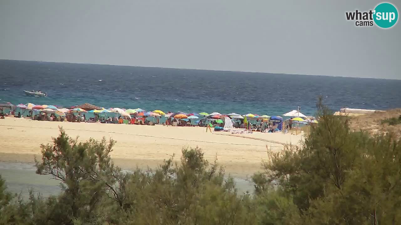 Webcam Chia – Spiaggia Su Giudeu in diretta