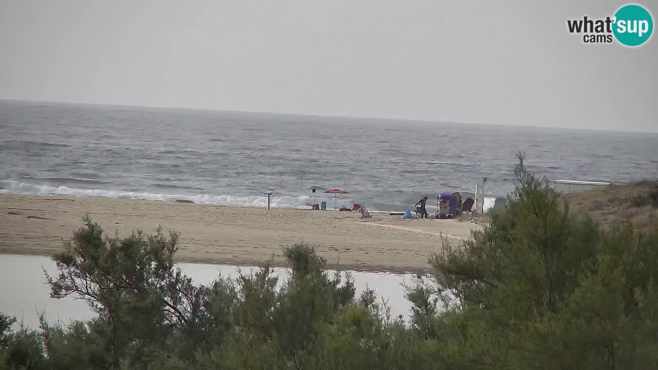 Webcam Chia – Vista en directo de la playa Su Giudeu