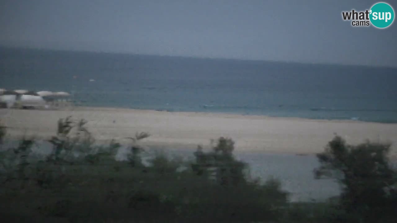 Spletna kamera Chia – Pogled v živo na plažo Su Giudeu