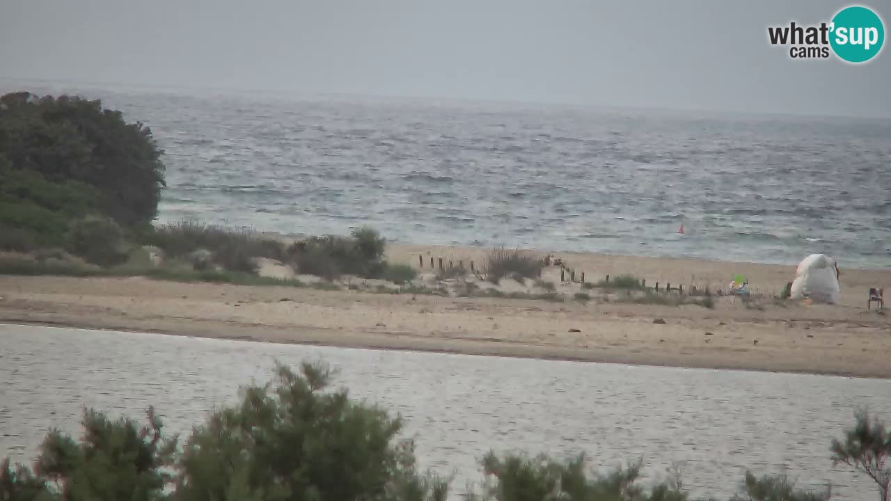 Webcam Chia – Vista en directo de la playa Su Giudeu