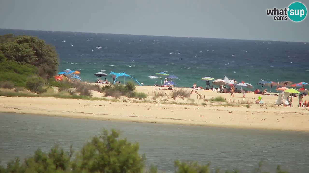 Webcam Chia – Vista en directo de la playa Su Giudeu