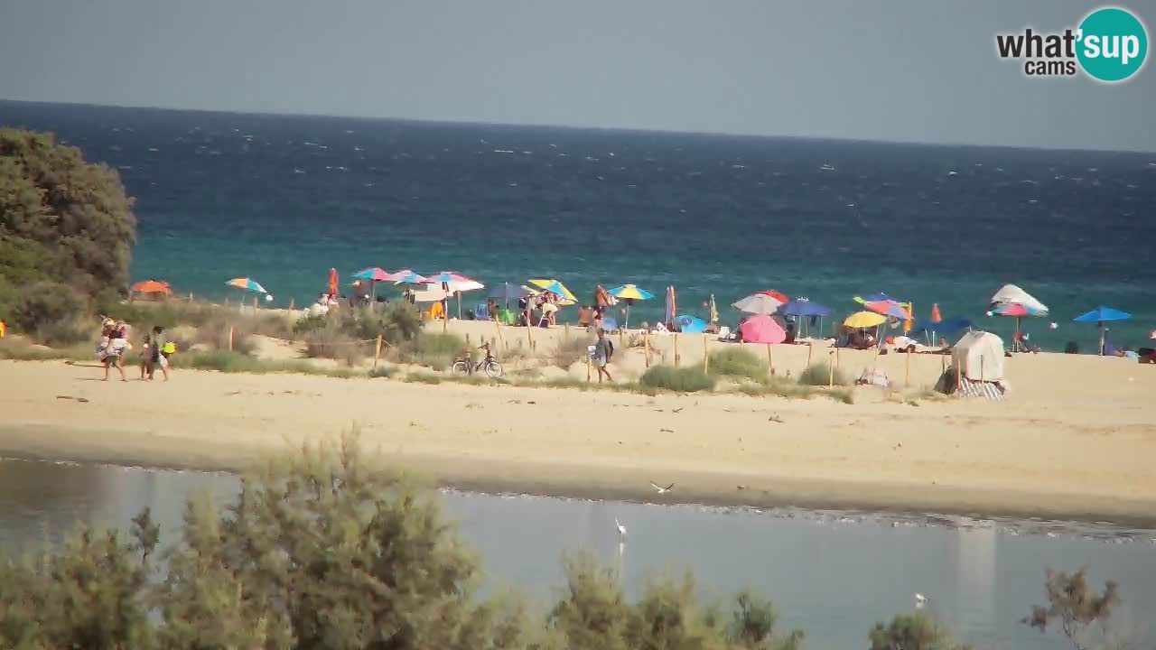 Webcam Chia – Spiaggia Su Giudeu in diretta