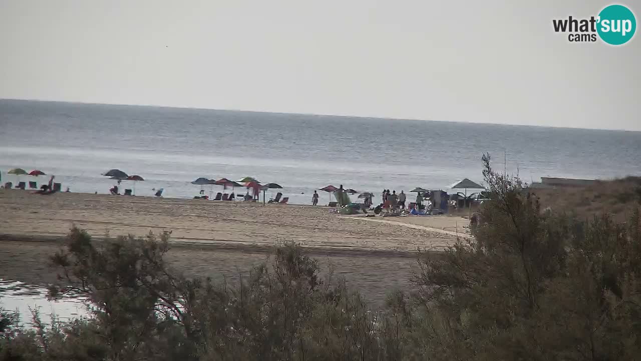 Webcam Chia – Vue en direct de la plage Su Giudeu