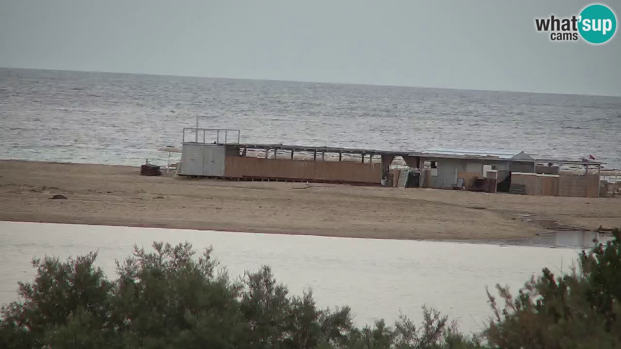 Spletna kamera Chia – Pogled v živo na plažo Su Giudeu