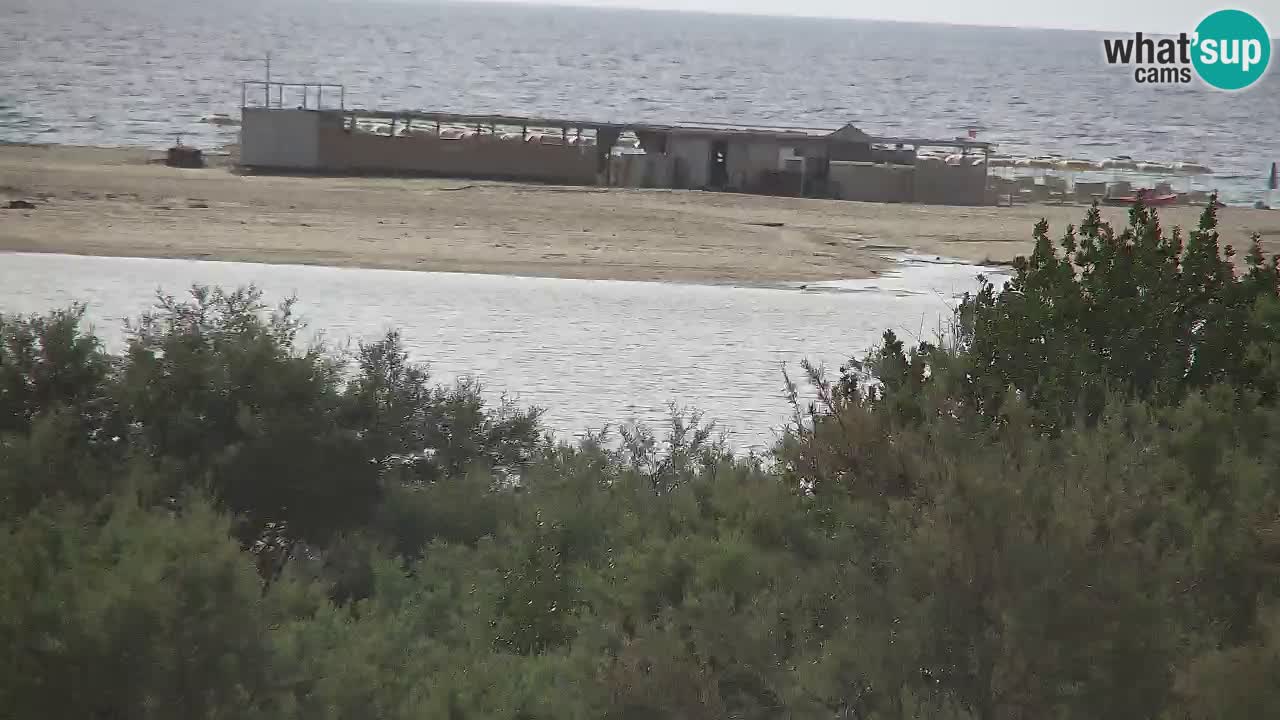 Spletna kamera Chia – Pogled v živo na plažo Su Giudeu