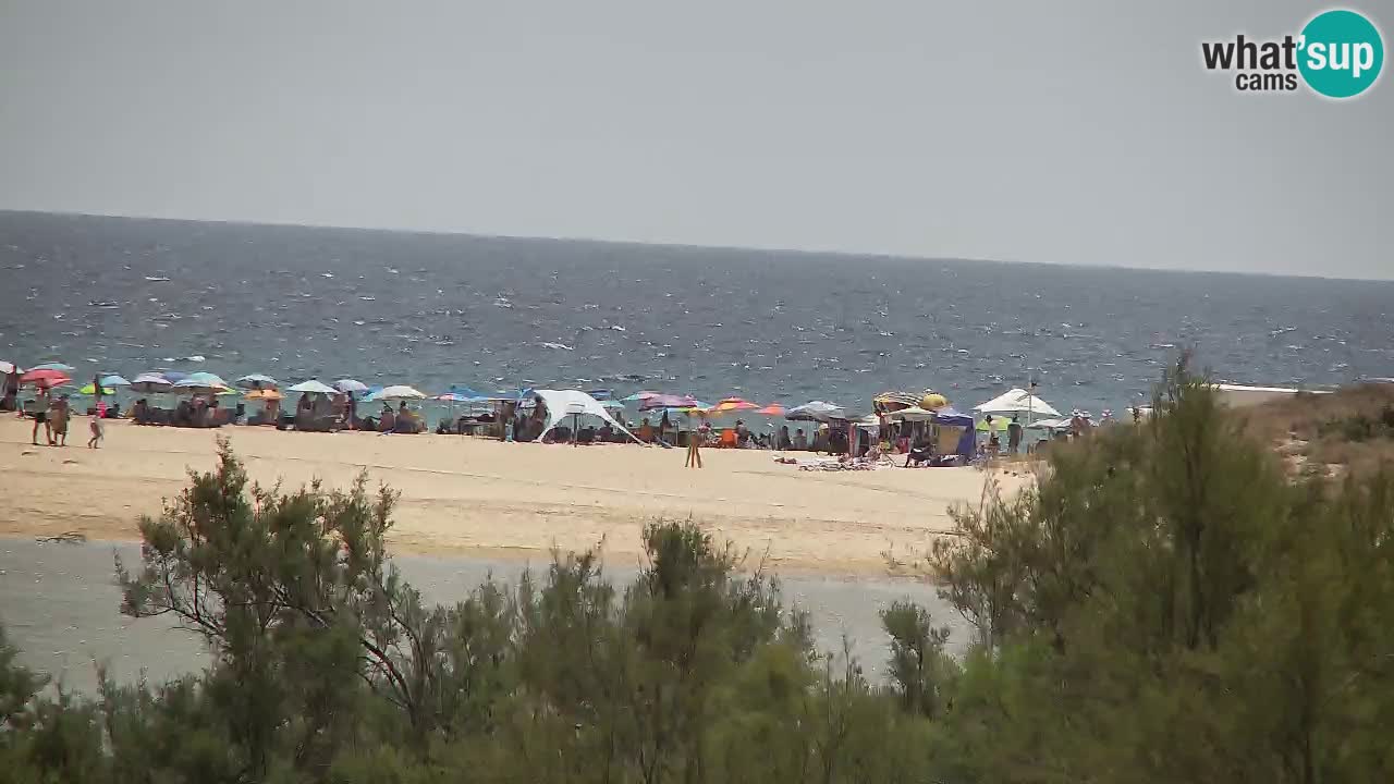 Webcam Chia – Vista en directo de la playa Su Giudeu