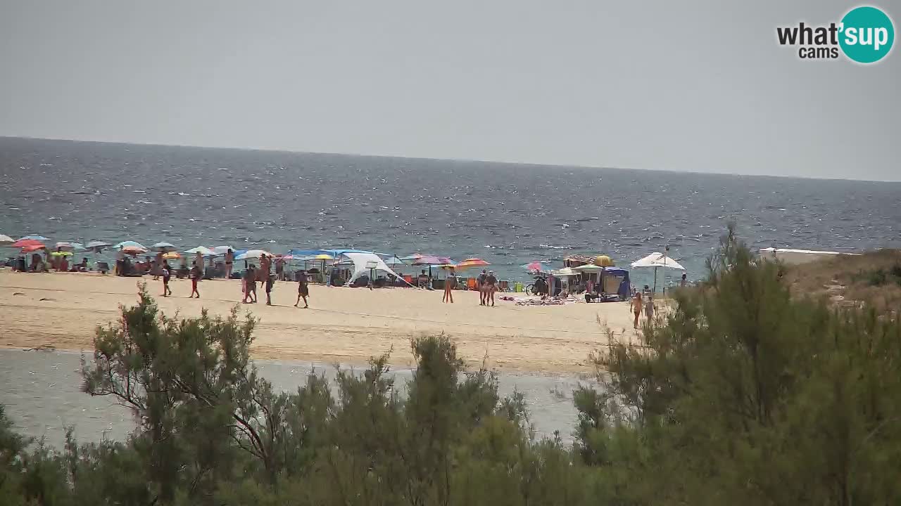 Webcam Chia – Vista en directo de la playa Su Giudeu