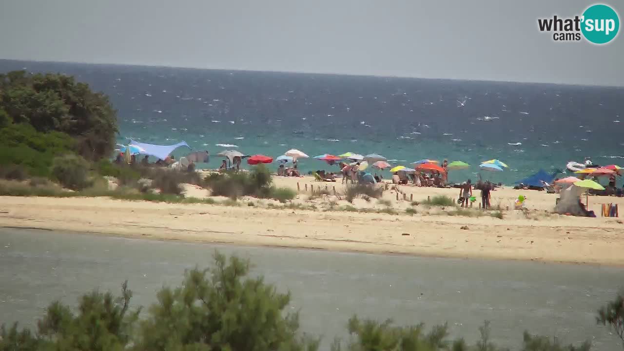 Webcam Chia – Vista en directo de la playa Su Giudeu
