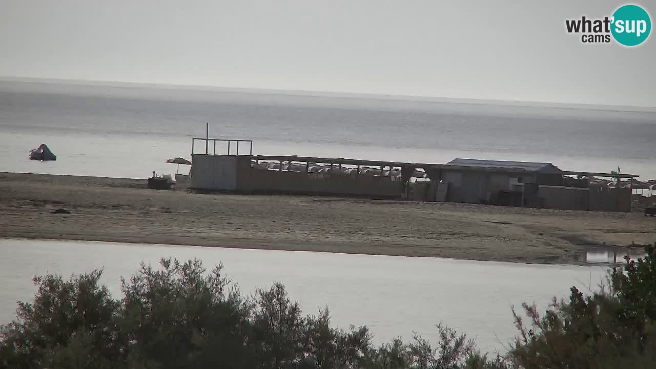 Webcam Chia – Vue en direct de la plage Su Giudeu