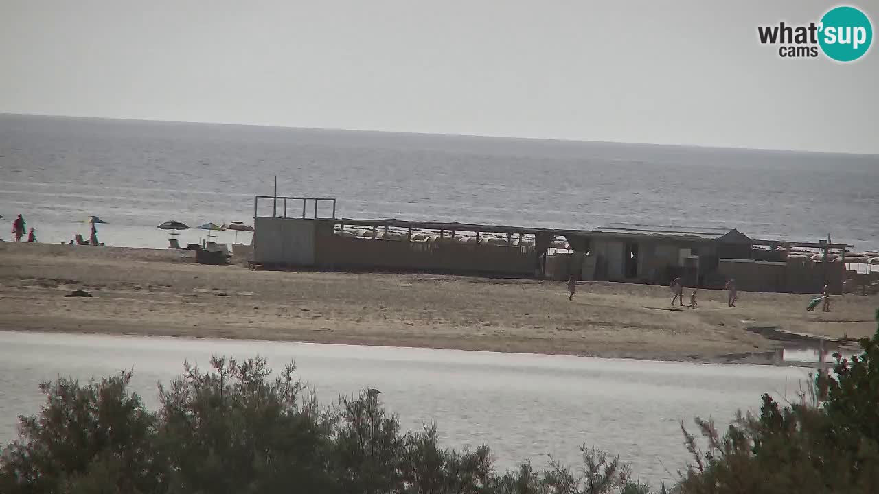 Webcam Chia – Vista en directo de la playa Su Giudeu