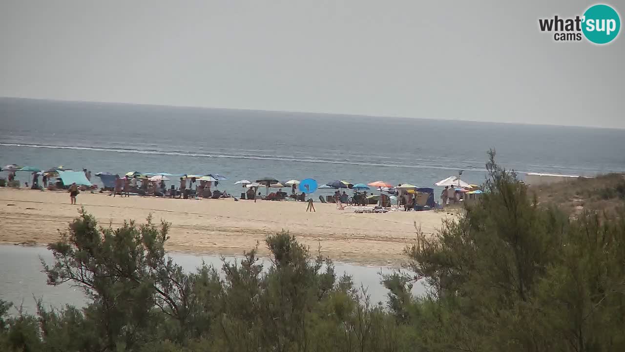 Webcam Chia – Vista en directo de la playa Su Giudeu