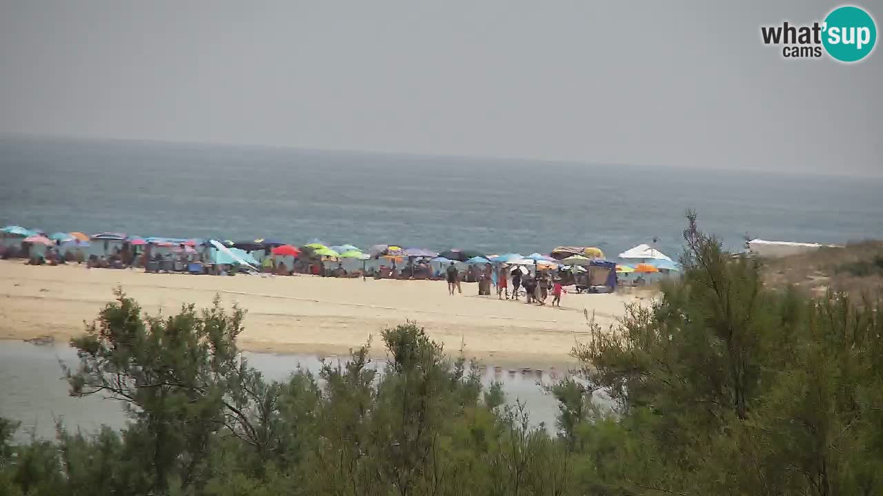 Webcam Chia – Vue en direct de la plage Su Giudeu