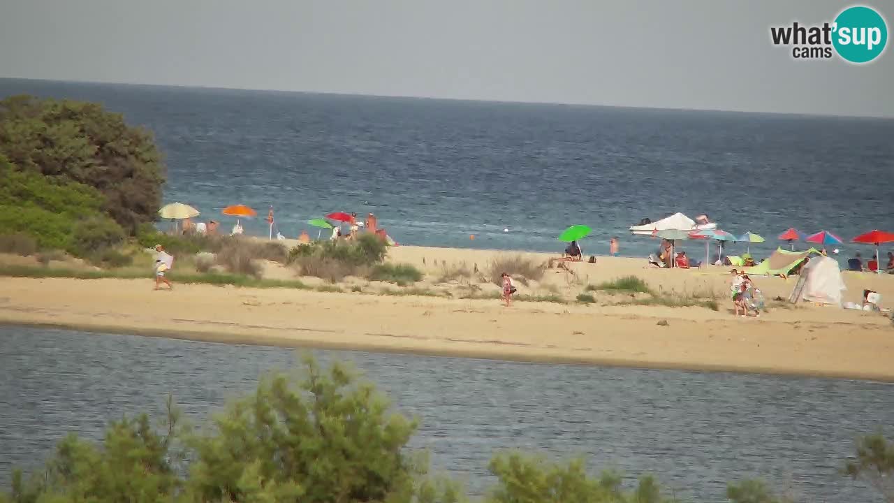 Web kamera Chia – Pogled uživo na plažu Su Giudeu