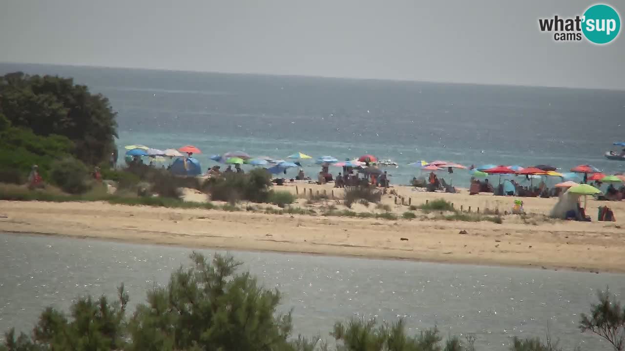 Webcam Chia – Vista en directo de la playa Su Giudeu