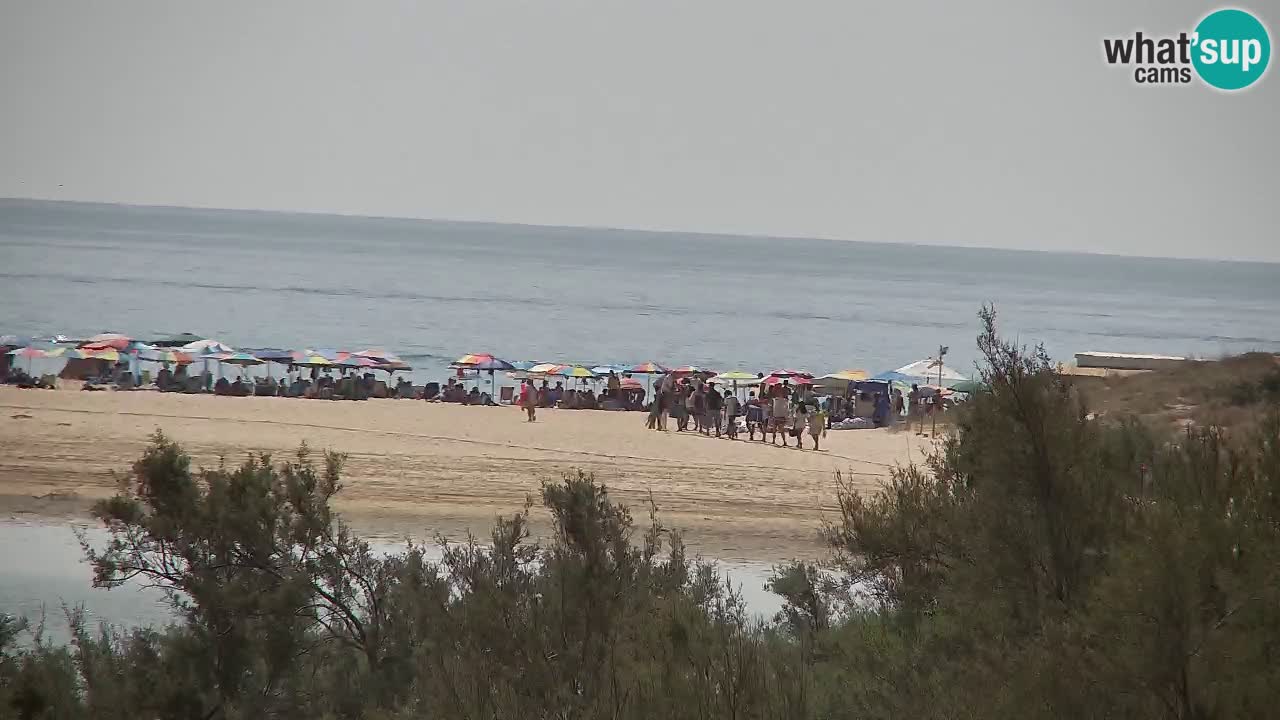 Webcam Chia – Vista en directo de la playa Su Giudeu