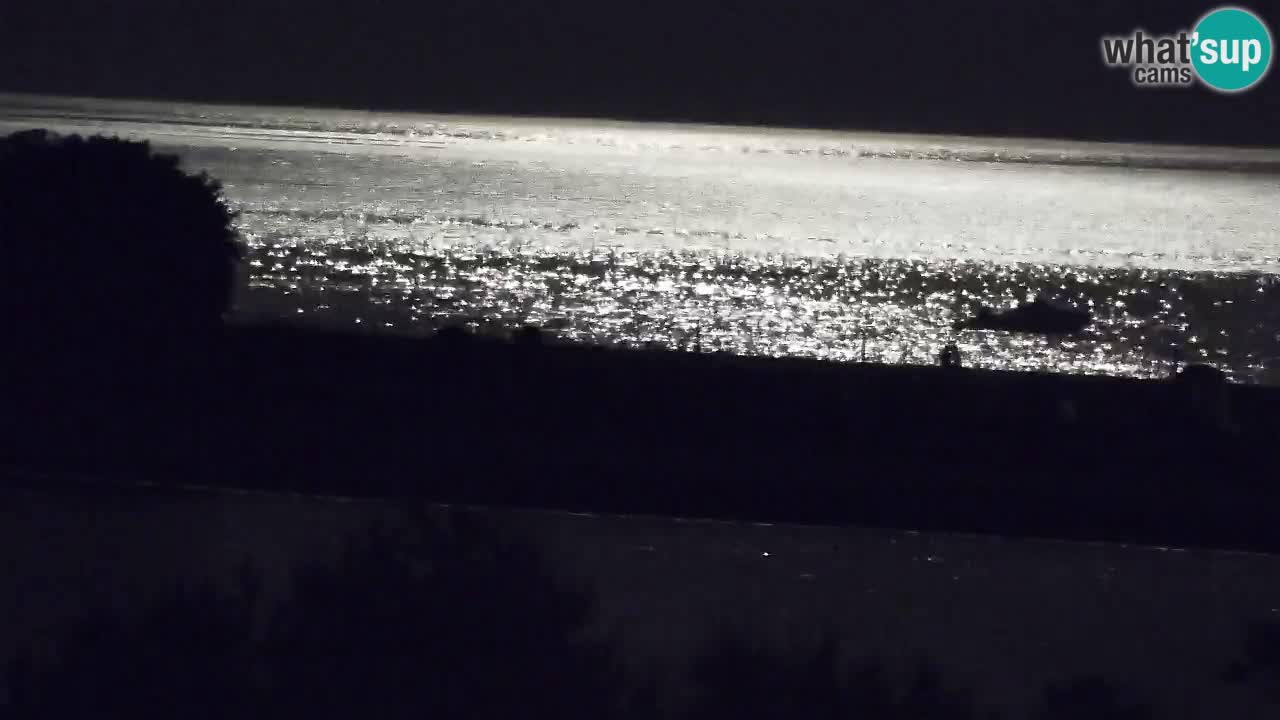 Webcam Chia – Vista en directo de la playa Su Giudeu