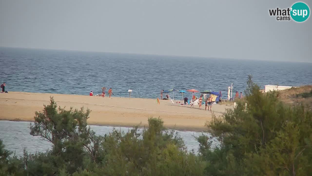 Spletna kamera Chia – Pogled v živo na plažo Su Giudeu