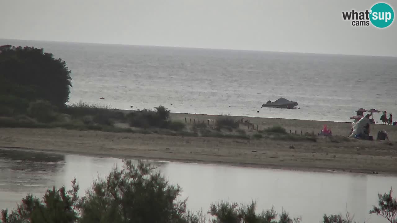 Webcam Chia – Vista en directo de la playa Su Giudeu