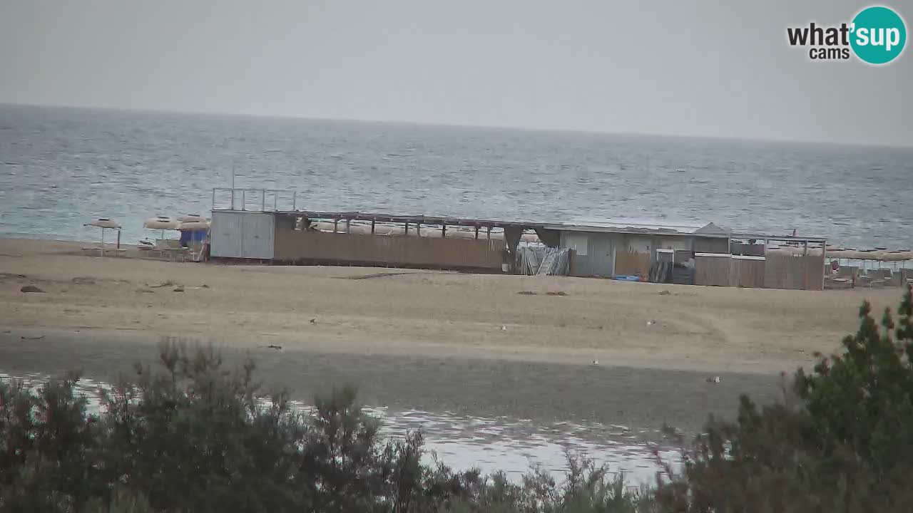 Webcam Chia – Vue en direct de la plage Su Giudeu