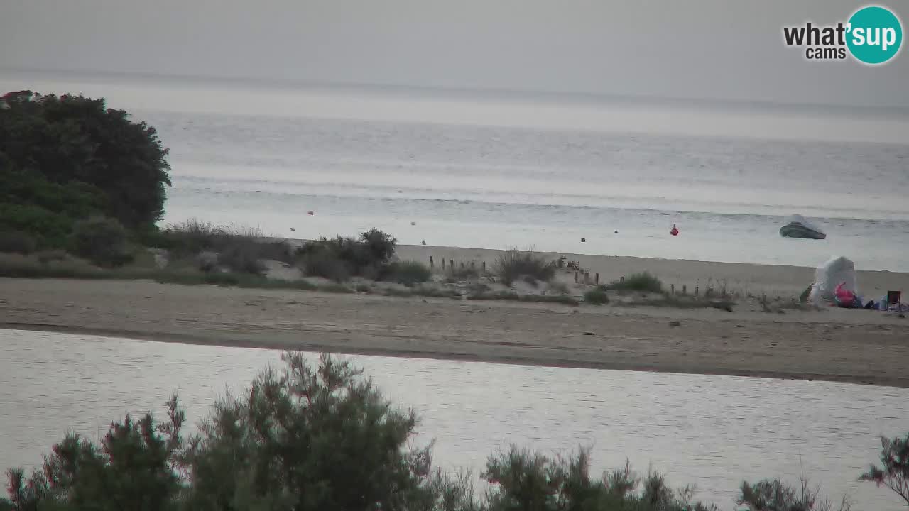 Webcam Chia – Vista en directo de la playa Su Giudeu