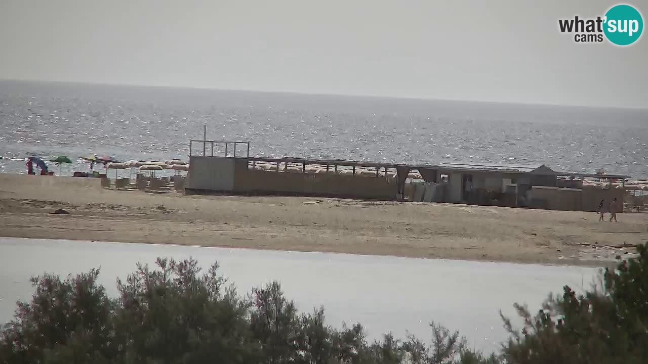 Spletna kamera Chia – Pogled v živo na plažo Su Giudeu