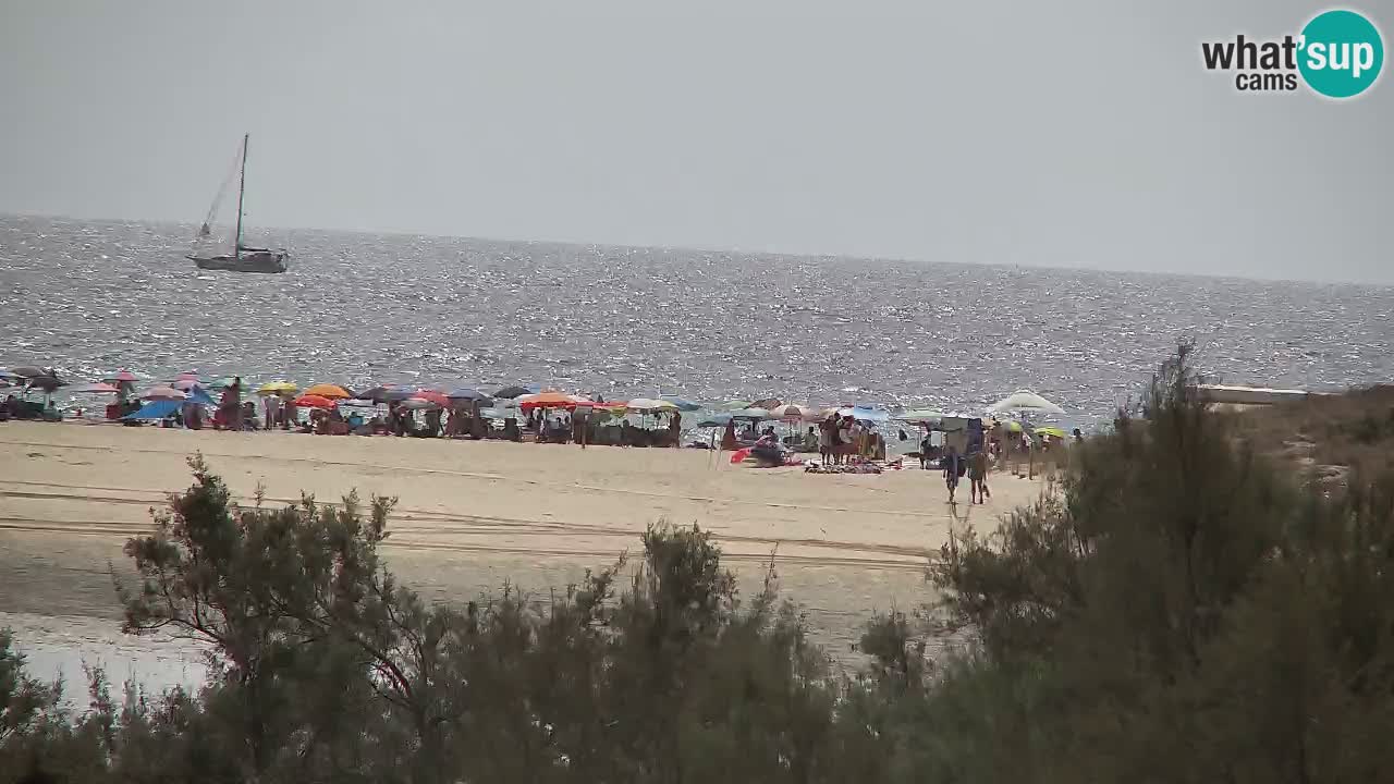 Webcam Chia – Spiaggia Su Giudeu in diretta