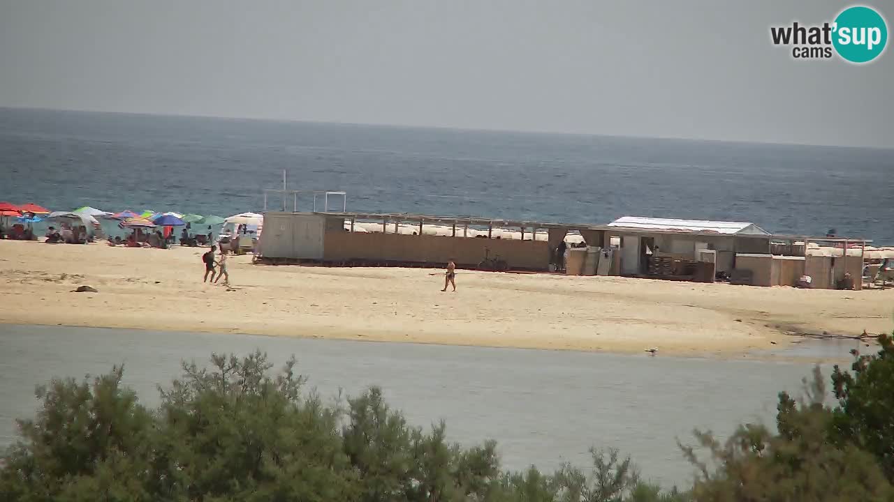 Webcam Chia – Vue en direct de la plage Su Giudeu
