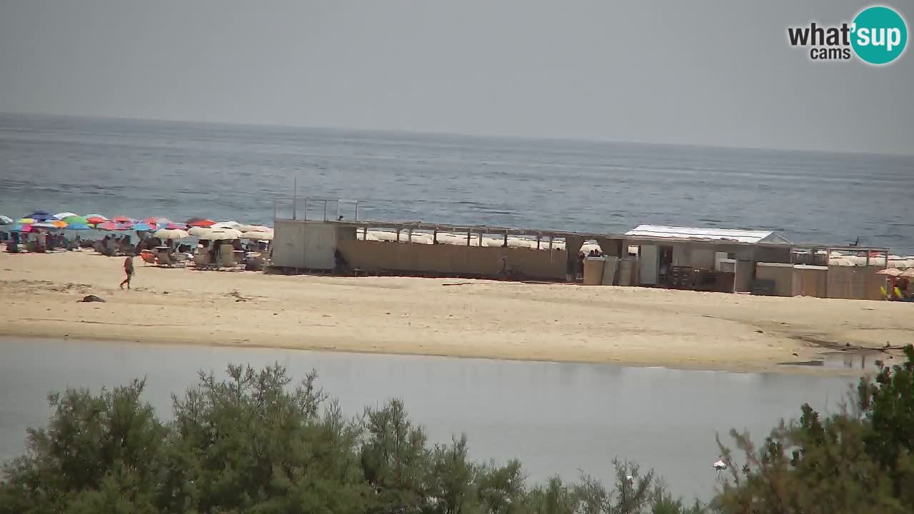Webcam Chia – Vista en directo de la playa Su Giudeu