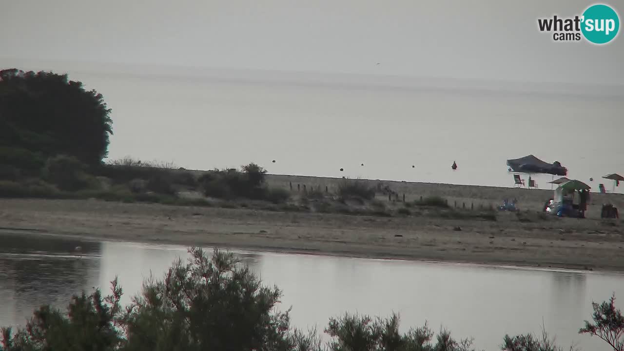 Webcam Chia – Vue en direct de la plage Su Giudeu