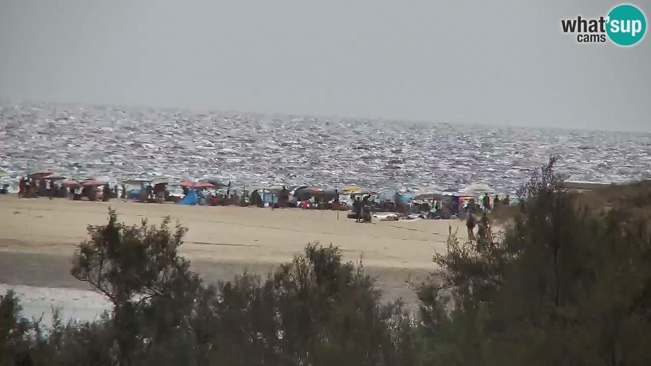 Webcam Chia – Vista en directo de la playa Su Giudeu