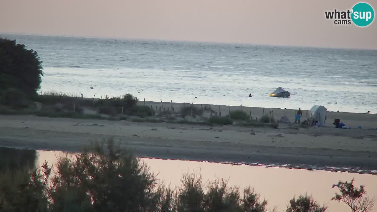 Webcam Chia – Vista en directo de la playa Su Giudeu