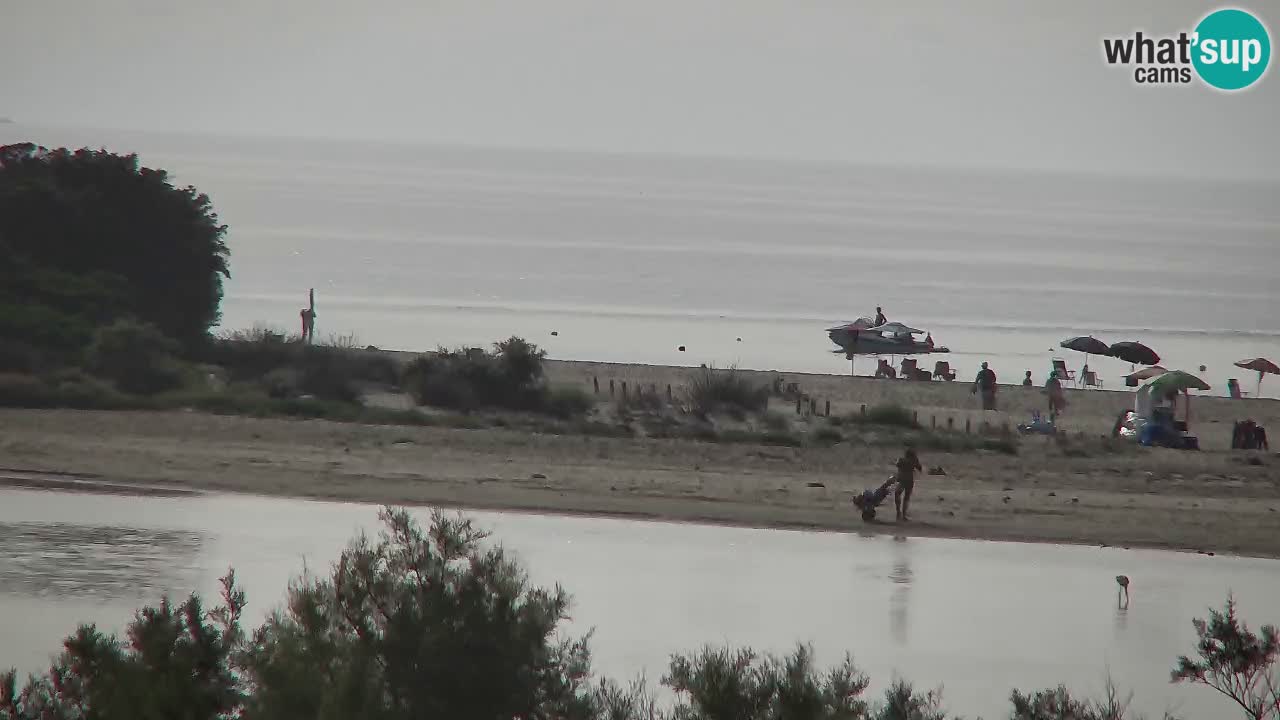 Webcam Chia – Vista en directo de la playa Su Giudeu