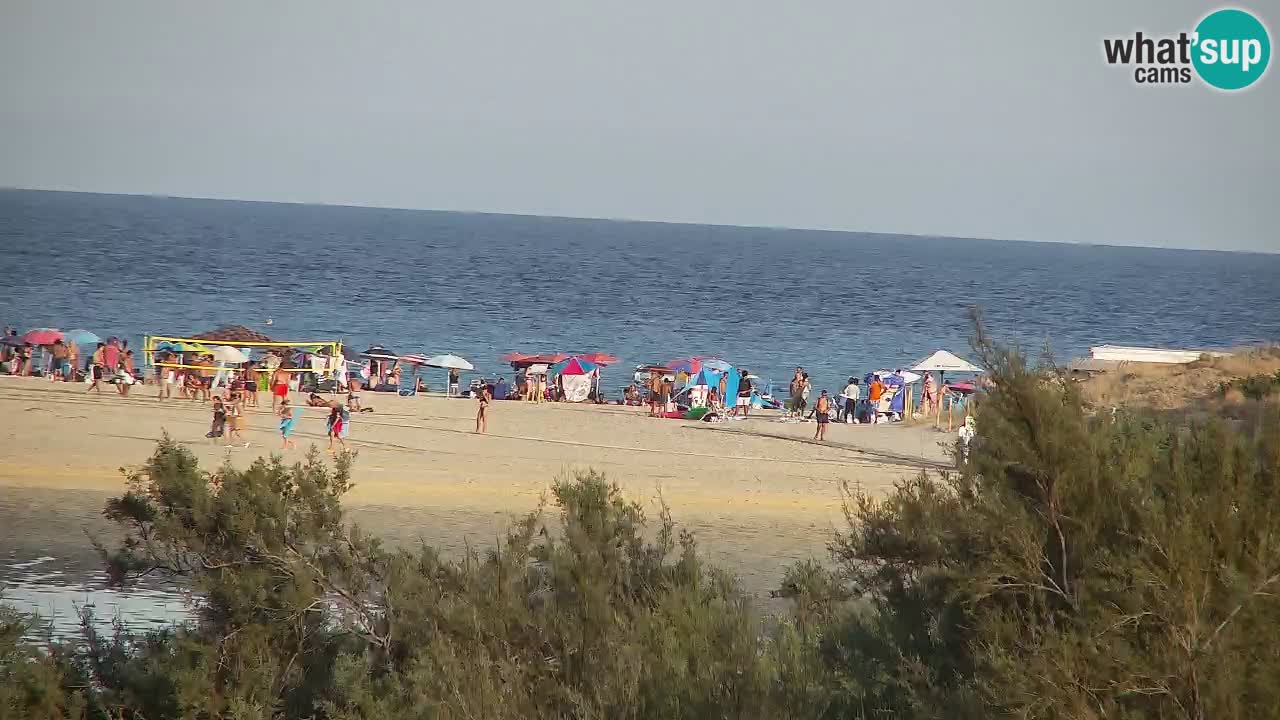Webcam Chia – Vista en directo de la playa Su Giudeu