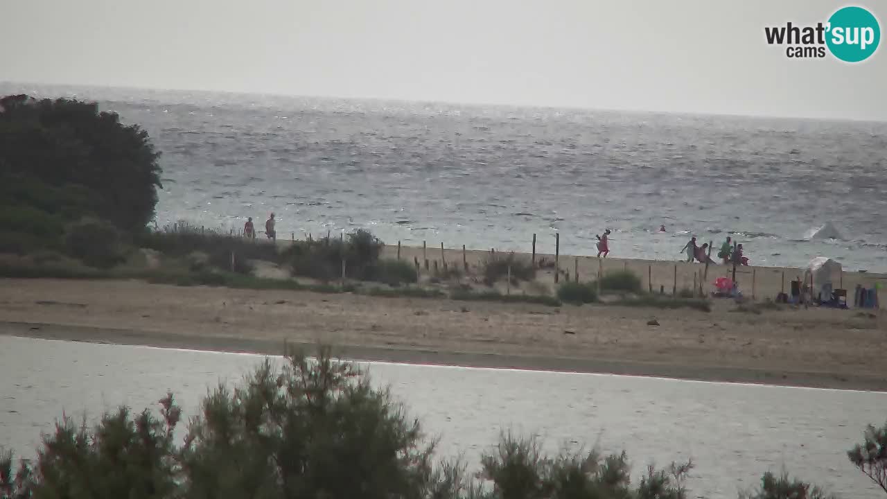 Webcam Chia – Vista en directo de la playa Su Giudeu