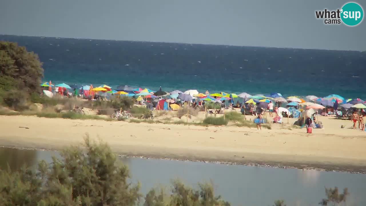 Webcam Chia – Vista en directo de la playa Su Giudeu