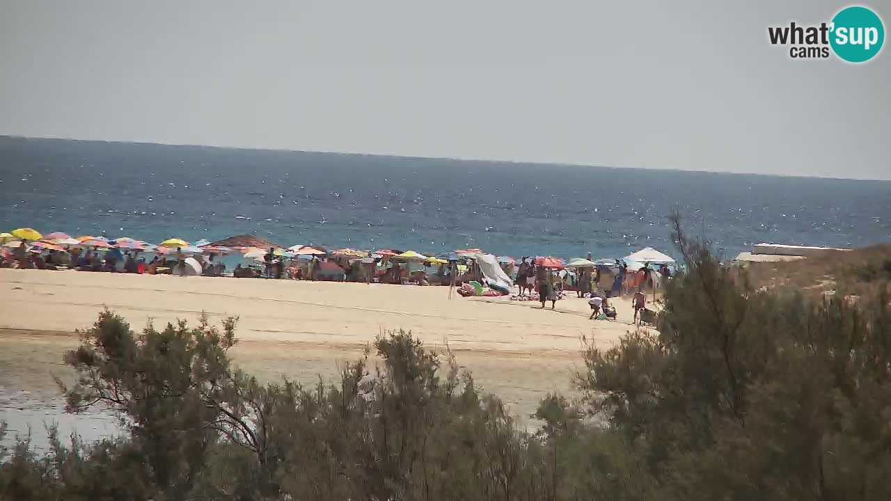 Webcam Chia – Vista en directo de la playa Su Giudeu